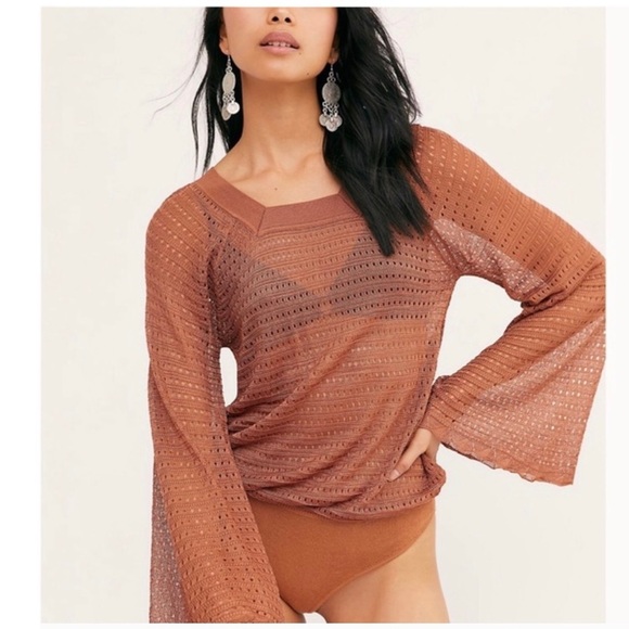 Free People Prancing In Pointelle Bodysuit - Picture 2 of 12